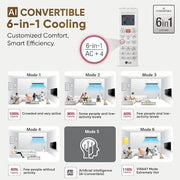 LG 1.5 ton 3 Star Dual Inverter Split Air Conditioner (AS-Q18LNXE)