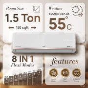 IFB 1.5 Ton 3 Star 8 in 1 Convertible Inverter Split AC, CI193GN22RGM3 (4 Way, Nanotek Coating, Hi speed HD Compressor, 2026 Launch)