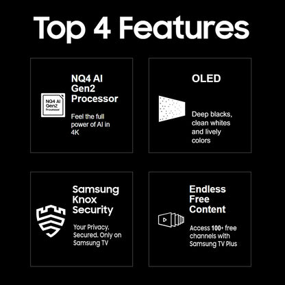 Samsung 138 cm (55 inches) 4K Ultra HD Smart OLED TV QA55S90DAULXL (Graphite Black)