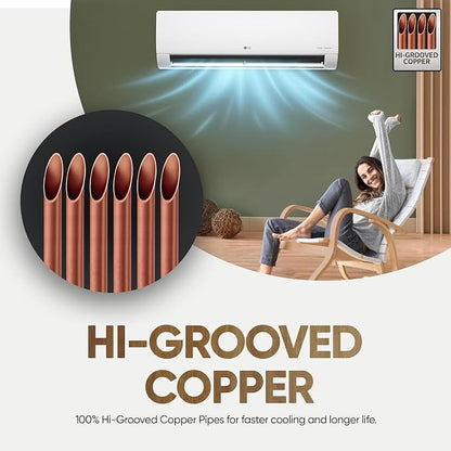 LG 1.5 ton 3 Star Dual Inverter Split Air Conditioner (AS-Q18LNXE)