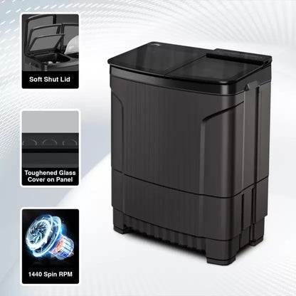 Godrej 8 kg Semi Automatic Top Load Grey (WSEDGE ULTS 80 5.0 DB2M CSGR)