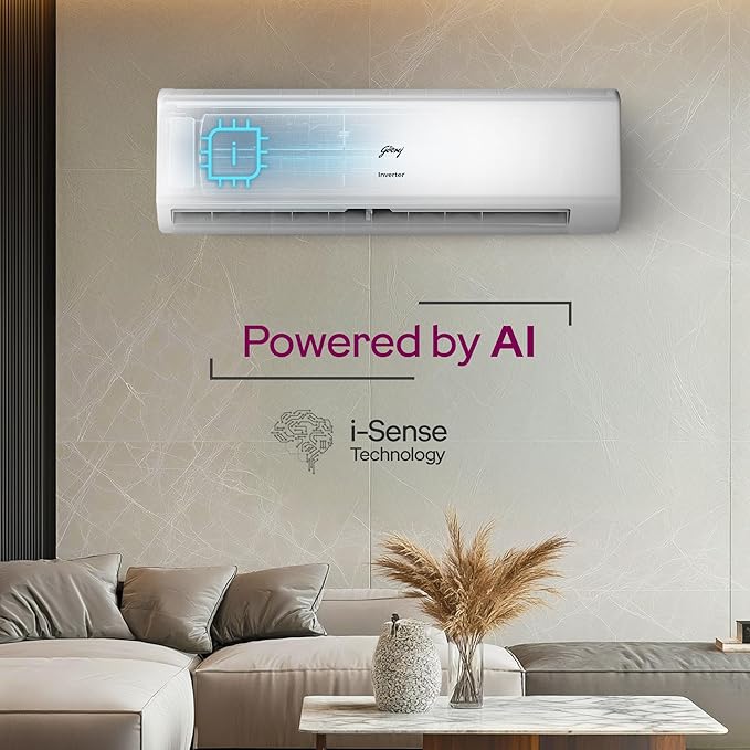Godrej 2 Ton 3 Star Inverter Split AC (AC 2T SIC 24ITC3-WWA, White)