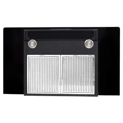 Faber 90 Cm 1000 M³/Hr Straight Glass Kitchen Chimney (Hood 3N1 Aerostation Glamour Ft Ab Ltw90, 2 Baffle Filters, Antique Black), Free 1 Year Extended warranty