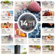Haier 325 L 2 Star Frost Free Triple Inverter Double Door Bottom Mount Refrigerator, Digital Touch Display & 2X Bigger Fresh Storage (HEB-332GBA-P, GE Black, 14 In 1 Convertible Modes, 2026 Model)