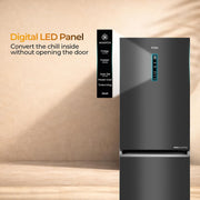 Haier 325 L 2 Star Frost Free Triple Inverter Double Door Bottom Mount Refrigerator, Digital Touch Display & 2X Bigger Fresh Storage (HEB-332GBA-P, GE Black, 14 In 1 Convertible Modes, 2026 Model)
