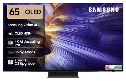 Samsung 163 cm (65 inches) 4K Ultra HD Smart OLED TV QA65S90FAELXL (Graphite Black)