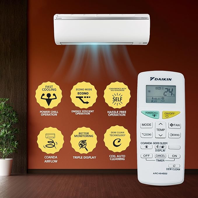 Daikin (FTKU50XV16MKA ) 1.5 TON 5 STAR INVERTER SPLIT AC
