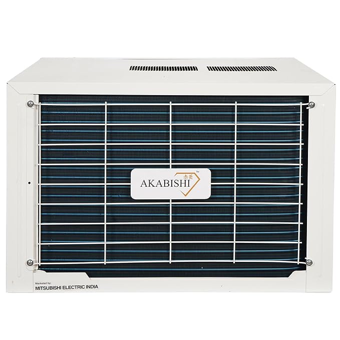 Mitsubisi Akabishi1.5 Ton 3 Star Fixed Speed Window AC (Copper Condenser, R32, RWM-AE18SG-Y1, White)