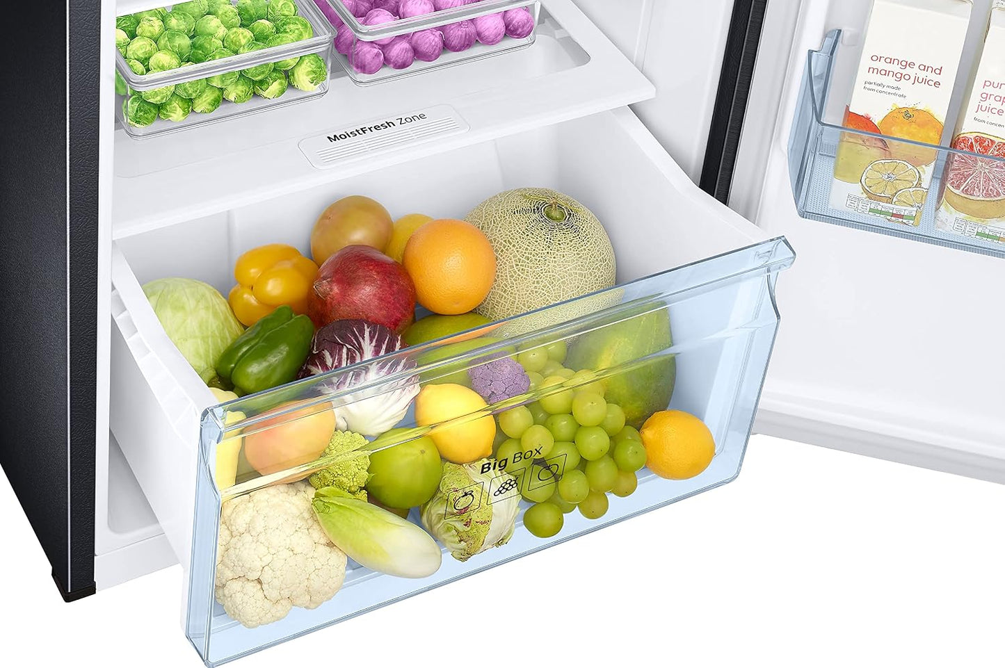 Samsung 322 L 3 Star Double Door Refrigerator, Elegant Inox RT37C4523S8/HL