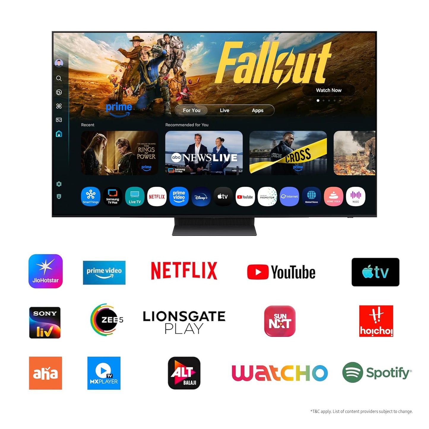 Samsung 163 cm (65 inches) 4K Ultra HD Smart OLED TV QA65S90FAELXL (Graphite Black)