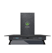 Faber 90 Cm 1000 M³/Hr Straight Glass Kitchen Chimney (Hood 3N1 Aerostation Glamour Ft Ab Ltw90, 2 Baffle Filters, Antique Black), Free 1 Year Extended warranty