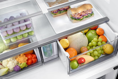 Samsung Smart Choice 650 L, Convertible, Digital Inverter, Frost Free, French Door Refrigerator (RF65DG90BDSGTL, Black, Black Caviar)