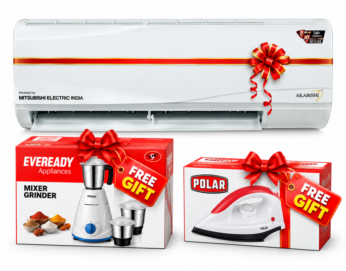 Mitsubishi Akabishi RAY-HE18VG Split 1.5 Ton Inverter 3 Star Ac India