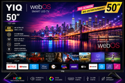 YIQ 50" WebOS Smart 4K LED TV