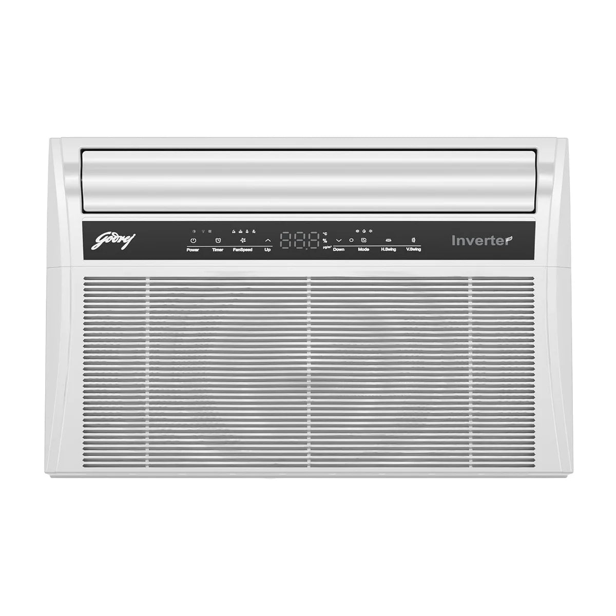Godrej WIC 18XTC5 WYA 1.5 Ton 5 Star Inverter Window AC | 5-in-1 Convertible Cooling | Copper Condenser | Pure Air Filter| White | Made in India