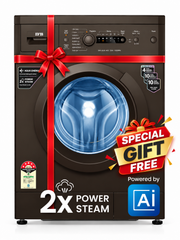 IFB 7 kg Powered by AI, 5 Star,� with 2x Steam Cycle Fully Automatic Front Load with In-built Heater Brown (DIVA AQUA MXS 7010)