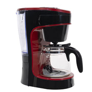 BPL PX BDCMD0016C 720ml 750W Coffee Maker with Removable Filter, Black & Cherry 3 Cups Coffee Maker (Maroon)