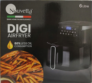 Nouvetta Digi Air Fryer, 6 Litre, 80% Less Oil Consumption