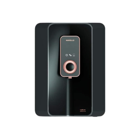 HAVELLS Mirak 6L RO + UV + Alkaline Water Purifier with Smart Alerts (Black)