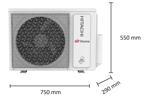 Hitachi 1.5 Ton 3 Star Inverter Split AC (100% Copper, Dust Filter,Model,RAK.E318PCC2B, Dual Gold)