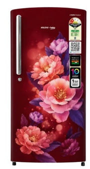 Voltas Beko 175 L, 2 Star, Direct Cool Single Door Refrigerator with Toughened Glass Shelves, Lock & Key – RDC208C1/2D0OWE0M0000GD