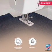 SINGER FM 1408 Electric Sewing Machine 8 built-in stitches 802 SPM 2 Warranty White