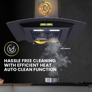 HAVELLS NEO 60 CM CHIMNEY, Curve Shaped