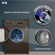 IFB 7 kg Powered by AI, 5 Star,� with 2x Steam Cycle Fully Automatic Front Load with In-built Heater Brown (DIVA AQUA MXS 7010)