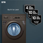 IFB 7 kg Powered by AI, 5 Star,� with 2x Steam Cycle Fully Automatic Front Load with In-built Heater Brown (DIVA AQUA MXS 7010)