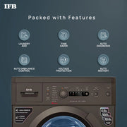 IFB 7 kg Powered by AI, 5 Star,� with 2x Steam Cycle Fully Automatic Front Load with In-built Heater Brown (DIVA AQUA MXS 7010)