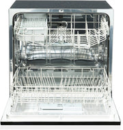 Godrej DWT EON MGNS 8C NF SKBK Free Standing 8 Place Settings Compact With Inbuilt Heater Dishwasher