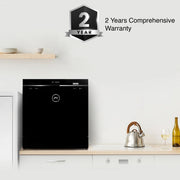 Godrej DWT EON MGNS 8C NF SKBK Free Standing 8 Place Settings Compact With Inbuilt Heater Dishwasher