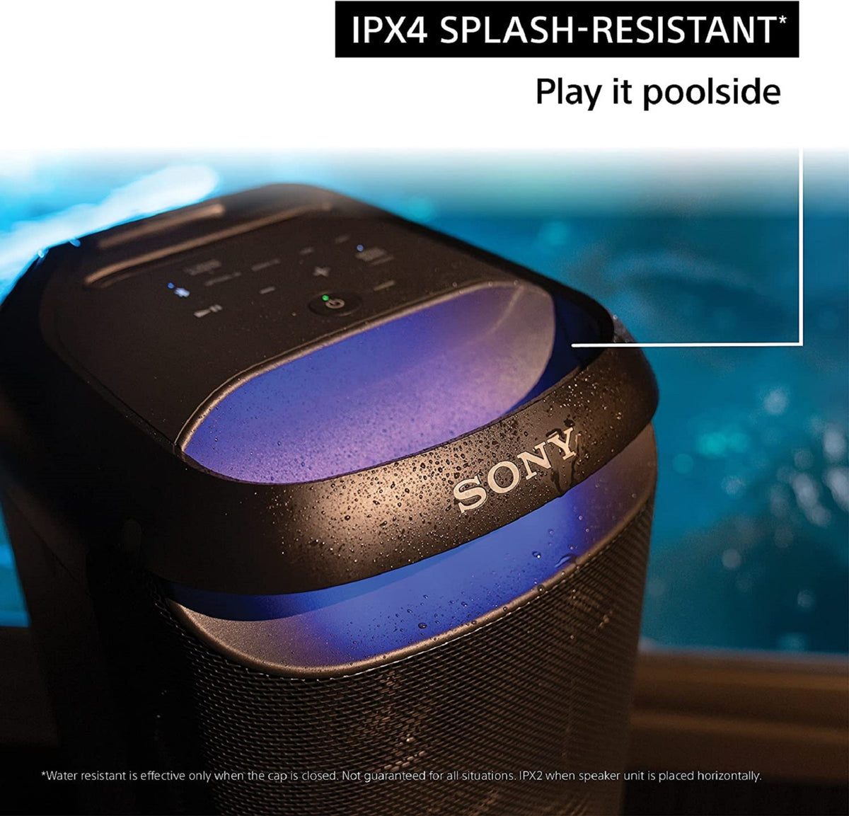 SONY SRS-XV800 Strong Bass25 Hrs BatteryBuilt-in handles&WheelKaraoke Party Speaker 280 W Bluetooth Party Speaker (Black, Stereo Channel)