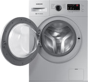 Samsung 7 kg 5 star, Hygiene Steam with Inbuilt Heater, LED Display, Diamond Drum, Digital Inverter Fully Automatic Front Load Silver (WW70R20GLSS/TL)