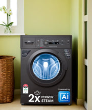 IFB 7 kg Powered by AI, 5 Star,� with 2x Steam Cycle Fully Automatic Front Load with In-built Heater Brown (DIVA AQUA MXS 7010)