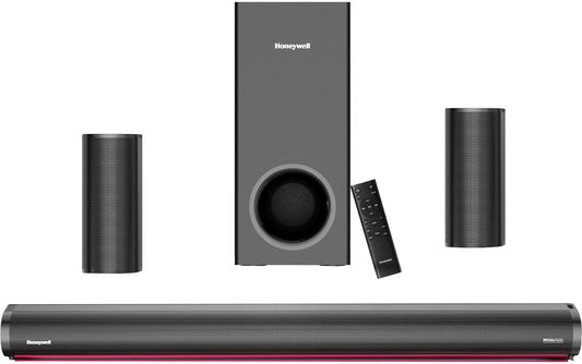 Honeywell Trueno U7000 Dolby Audio 500 W Bluetooth Soundbar (Black, 5.1 Channel)
