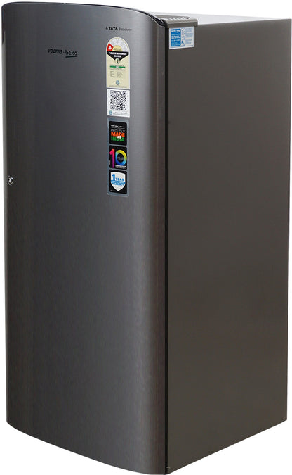 VOLTAS BEKO 175 L, 1 STAR Digital Inverter Refrigerator RDC208C1-1D0XIR0M0000GD FRESH SEALED PACK