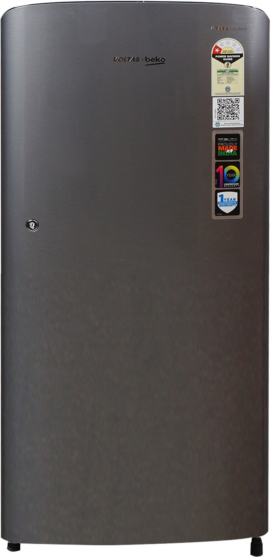 VOLTAS BEKO 175 L, 1 STAR Digital Inverter Refrigerator RDC208C1-1D0XIR0M0000GD FRESH SEALED PACK