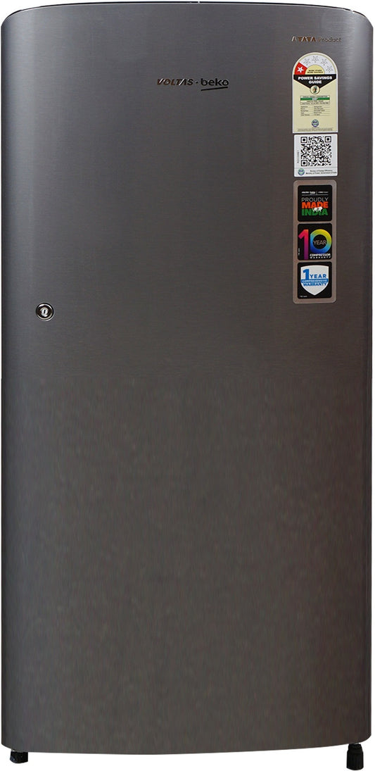 VOLTAS BEKO 175 L, 1 STAR Digital Inverter Refrigerator RDC208C1-1D0XIR0M0000GD FRESH SEALED PACK