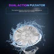 ONIDA 7.5 kg 5 Star Dual Action Pulsator Quadra Scrub Fully Automatic Top Load Black (T80CGN)