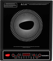 Pigeon 1800 W Induction Cooktop Push Button (Black, Favourite)