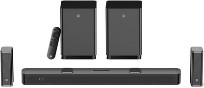 MOTOROLA AmphisoundX Vibe Dolby Atmos 700 W Bluetooth Soundbar (Black, 5.2.4 Channel)