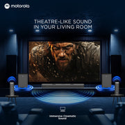 MOTOROLA AmphisoundX Vibe Dolby Atmos 700 W Bluetooth Soundbar (Black, 5.2.4 Channel)