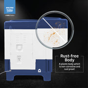 Voltas Beko 6.5 Kg 5 Star Semi-Automatic Top Loading Washing Machine (WTT65UNX/OK3I0I0W01, Blue, Pulsator wash technology)