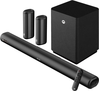 MOTOROLA AmphisoundX 350 W Bluetooth Soundbar (Black, 5.1 Channel)