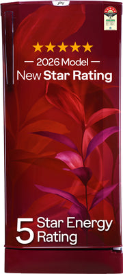 Godrej 185 L Direct Cool Single Door 5 Star Refrigerator with 22L Jumbo Vegetable Tray Advanced Inverter Technology...