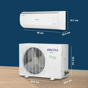 Voltas Model 1.5 Ton 5 Star Split Inverter AC (185V VERTIS EMERALD(4503581), White)