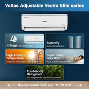 Voltas Model 1.5 Ton 5 Star Split Inverter AC (185V VERTIS EMERALD(4503581), White)