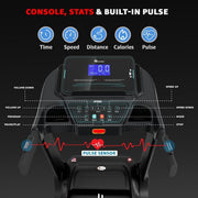 Powermax Fitness TDM-98 4HP Motor 110kg Foldable & Shock Absorption for Home Treadmill
