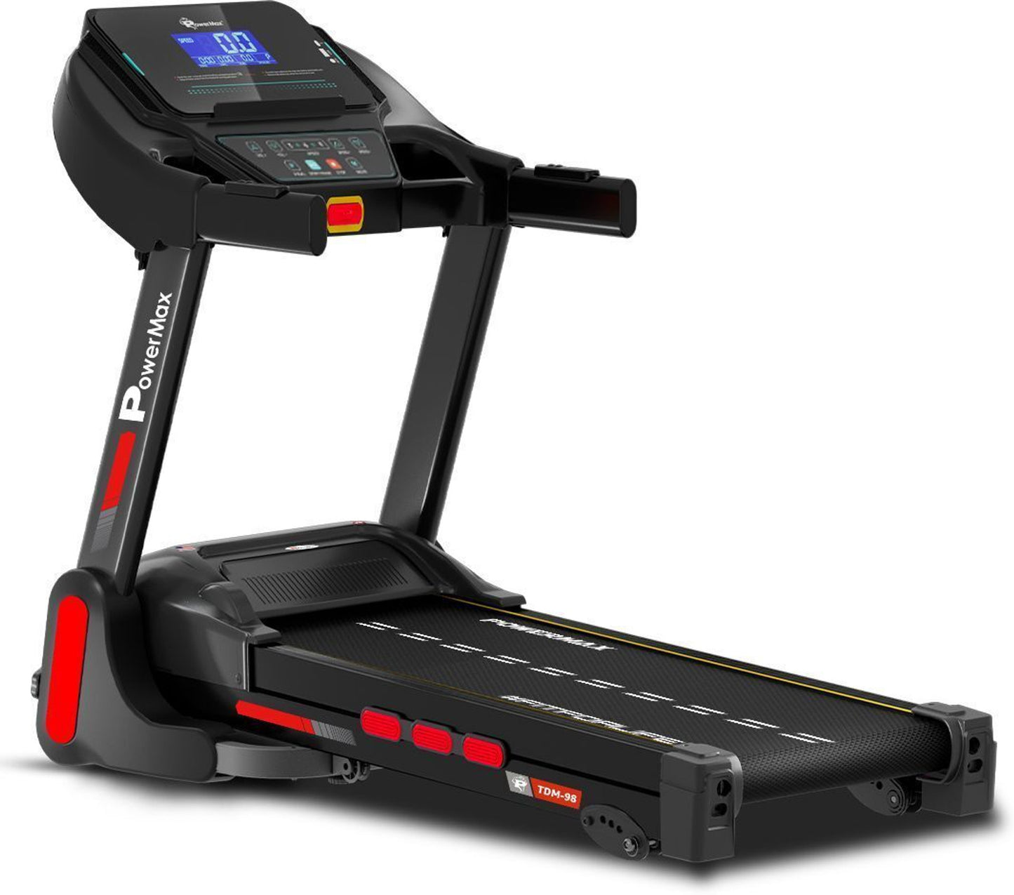 Powermax Fitness TDM-98 4HP Motor 110kg Foldable & Shock Absorption for Home Treadmill